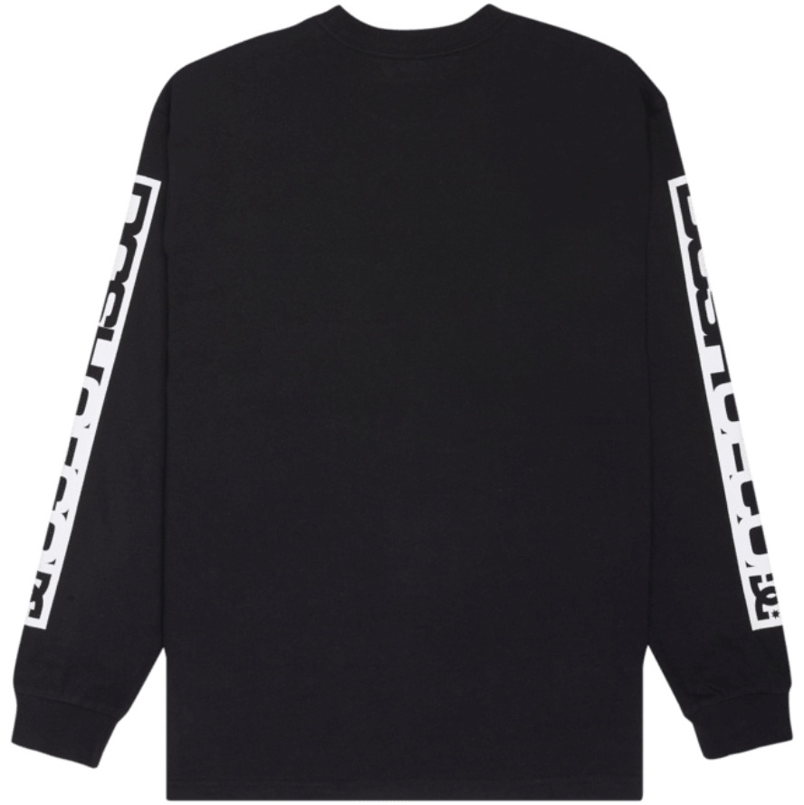 2026 DC Shoes Mens DC Echo Long Sleeve T-Shirt EDYZT04462 - Black